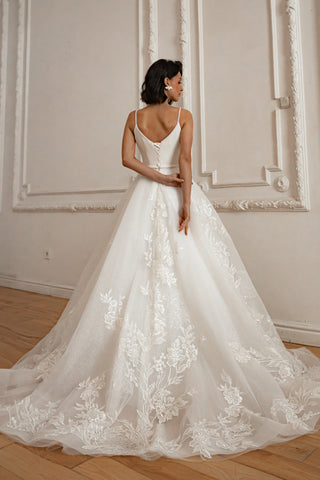 Lace Tulle Wedding Dress Tolinka