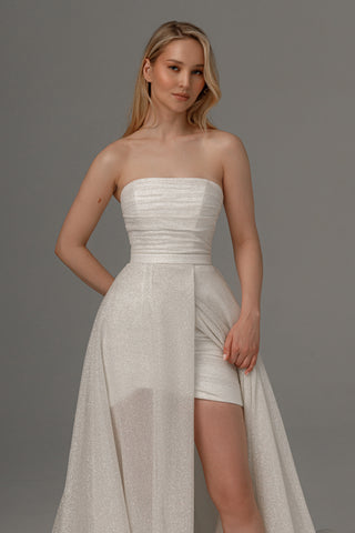 2 in 1 Wedding Dress Ebba With Detachable Calista Skirt