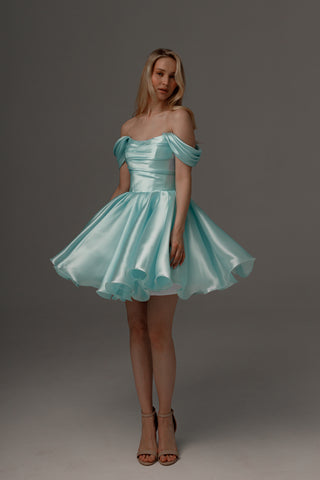 Aquamarine Wedding & Evening Dress Fiorelia With Detachable Straps