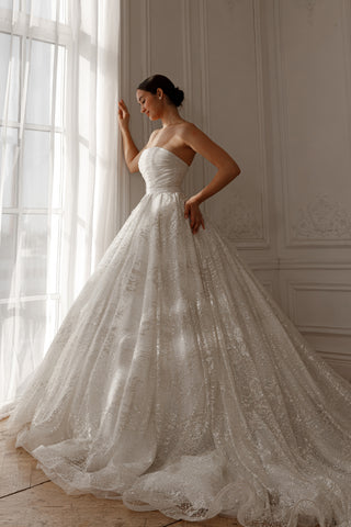 2 in 1 Wedding Dress Ebba With Detachable Skirt Meryem