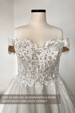 Tea Length Lace Wedding Dress Elise