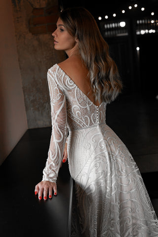 Lace A-line Wedding Dress Toba