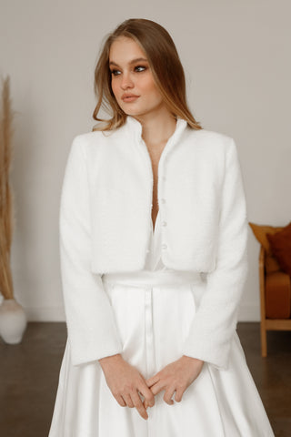 Light Ivory Jacket K - 068/2 - Olivia Bottega