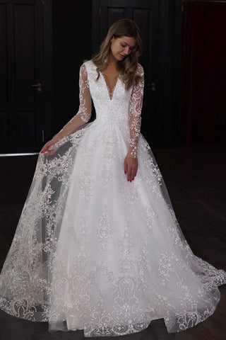 Lace A-line Wedding Dress Troisty - Photo #1